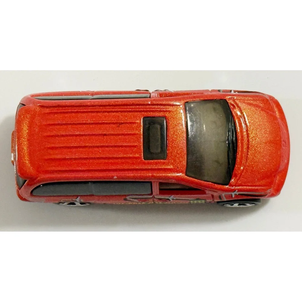 Hot Wheels Dodge Caravan Kids 1/64 Red Metro Hotel Shuttle Van 1997